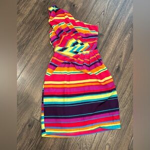 Maurices Pink and Orange Dress